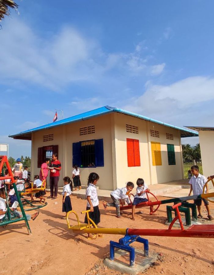 Ecole maternelle communale au Cambodge