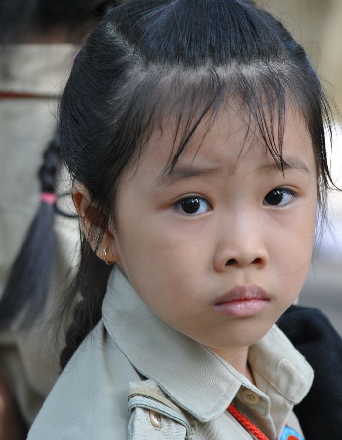 Une enfant vietnamienne